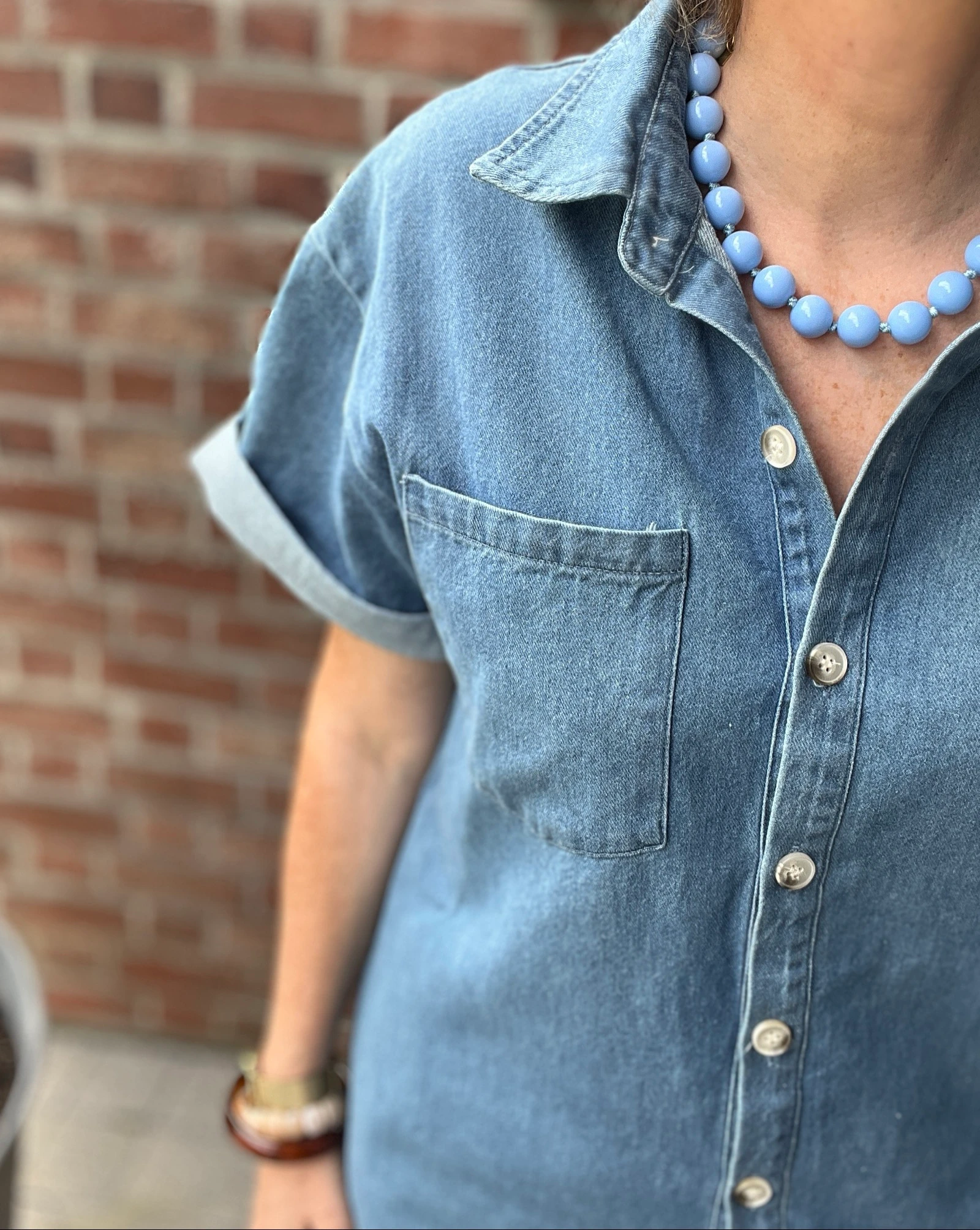 Combi-short denim – photo 2